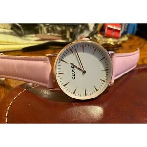 Women's 40mm Cluse Watch, Rose Gold Tone with Pink Band